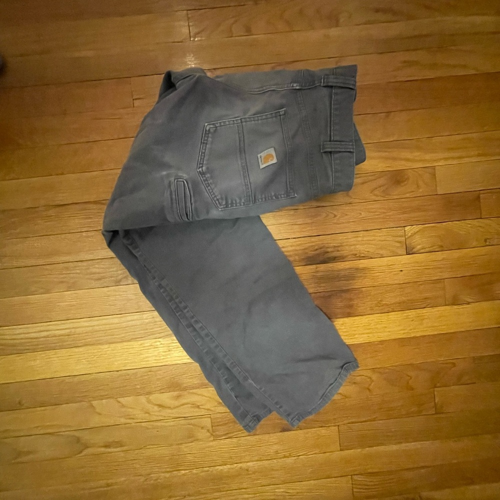 Grey Carhartt Carpenter Pants